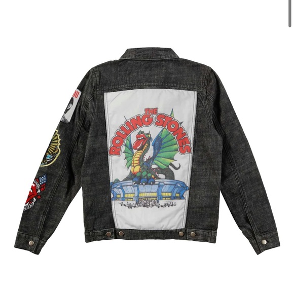 the Rolling Stones Other - 🎸ROLLING STONES🎸EMBROIDERED DENIM JACKET